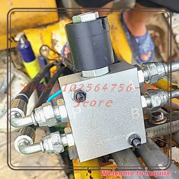 Quick change connector for hydraulic solenoid valves for 12V and 24V excavators