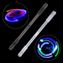 Cool Roterende Led Flash Spinner Pen Volwassen Stress Reliever Kinderen Kinderen Draaiende Pen Vinger Speelgoed Spinner Cadeau