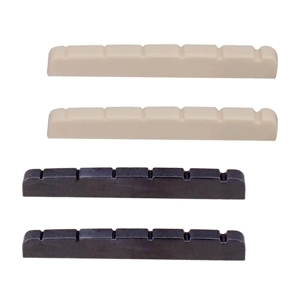 2pcs 6 String Electric Guitar Nut Saddle Bone Bridge Nut for Acoustic Folk Guitar Replacement Spare Part Guitar Accessories