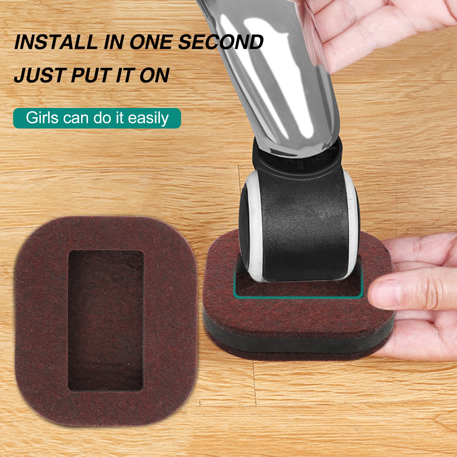 

Pulley Holder Chair Anti Scratch Pads Felt Furniture Sliders Mover Cushion Mat Heavy Slip Stop Couch from Sliding