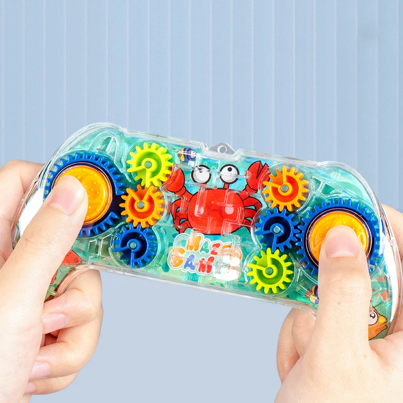 面白い 3D ギア迷路マジック透明バランスボールモンテッソーリ教育玩具ローリングボールストレス解消おもちゃ子供のため