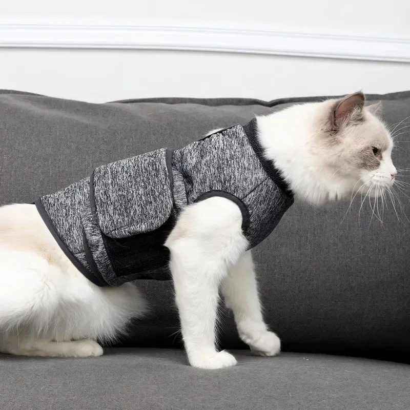 Cat Vest Cat Clothes Cats PostOperative Rehabilitation Clothing Pet Recovery Suit Pet Cat Protection Suit Treatment Vests