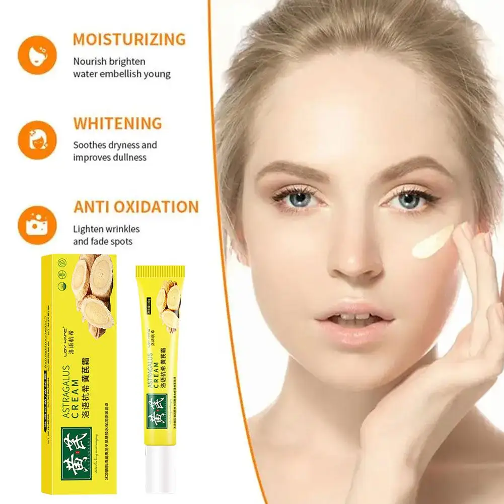 Chinese Astragalus Whitening Freckles Cream Remove Skin Anti-aging Dark Melasma Skin Face Spots Fade Yellow Care Brighten D K3T9