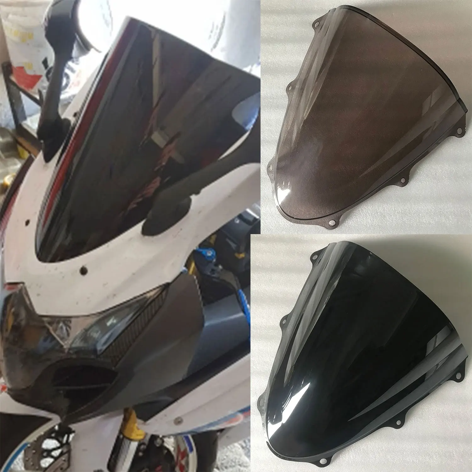 

For Suzuki GSXR1000 GSXR 1000 K9 GSX-R1000 2009 2010 - 2014 2015 2016 Windscreen Screen Wind Deflectors Double Bubble Windshield