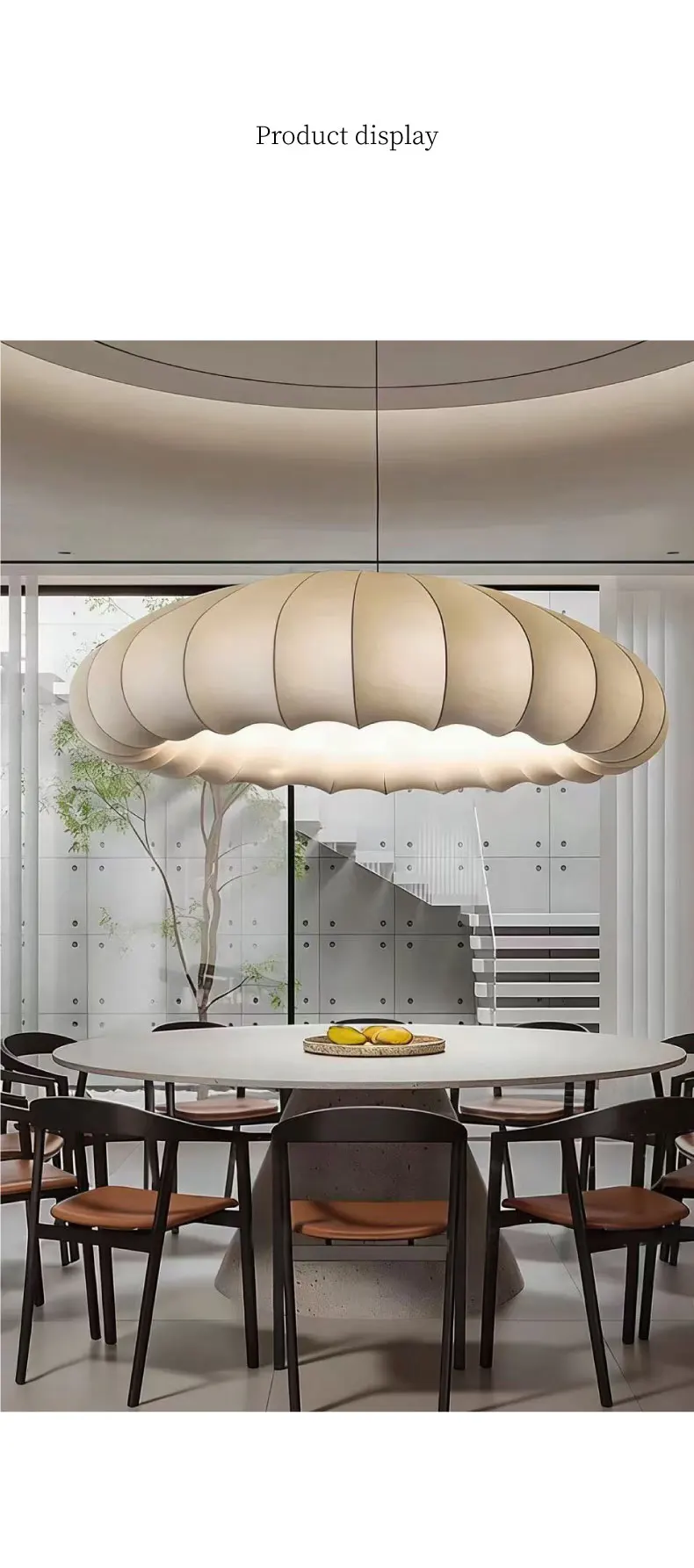 Nordic Bar LED Pendant Light Fabric E27