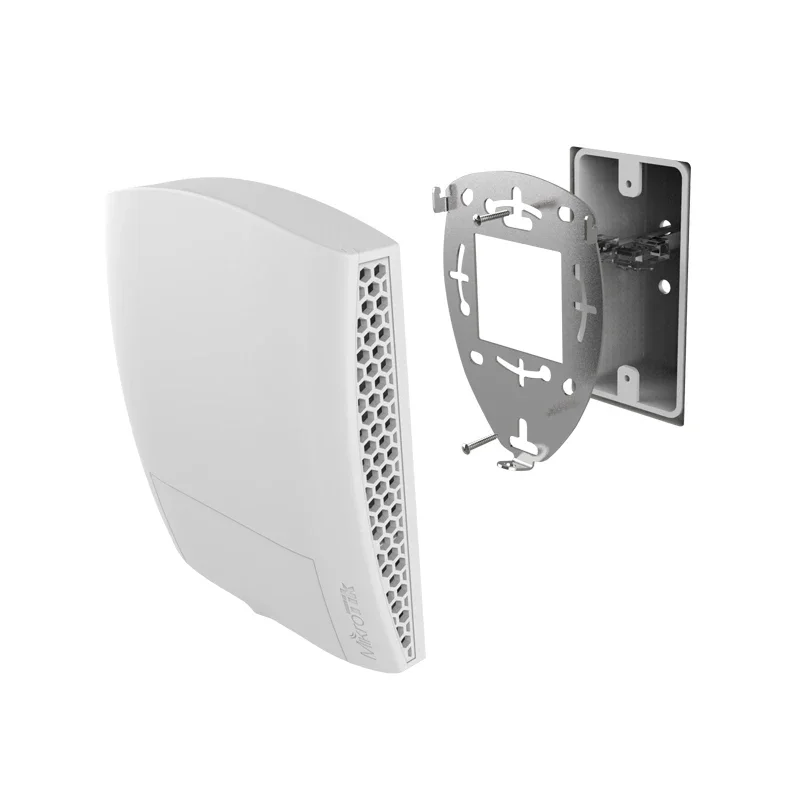 MikroTik RBwsAP-5Hac2nD WsAP AC Lite In-Wall Dual Concurrent 2.4GHz / 5GHz Wireless Access Point With Three Ethernet Ports