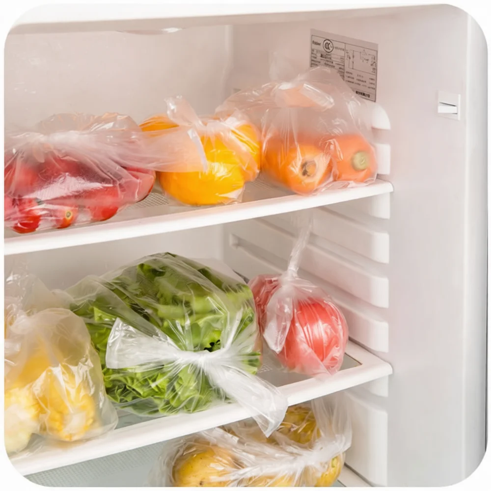 ถุงพลาสติกเก็บอาหารสดทนทาน แบบ - Food Storage Plastic Bag บทวิจารณ์และราคา