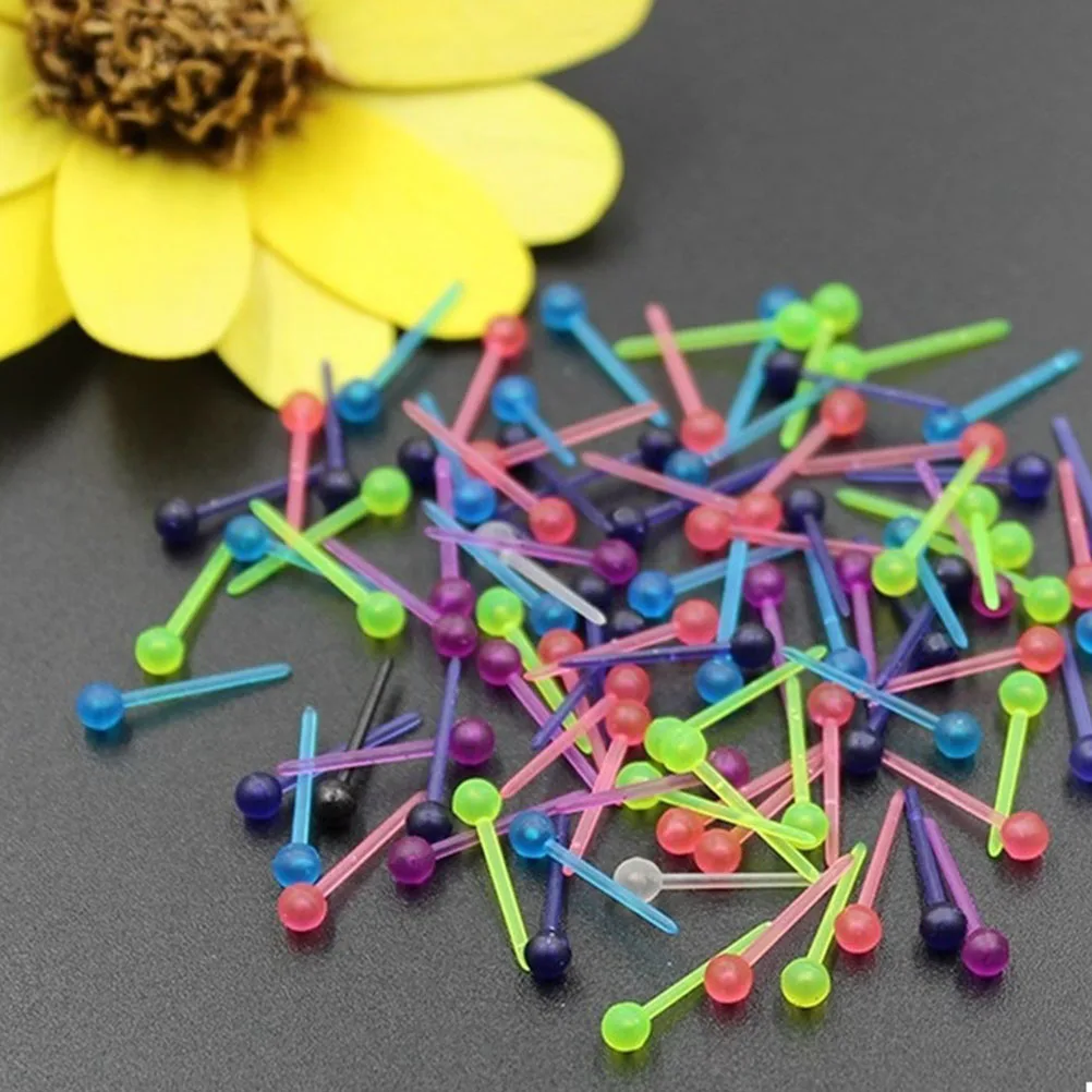 

1 set 1 Set Studs Plugs Decorative Plastic Earrings Diy Ear Protection Accessories Girls Earring Supplies Earring Making Plugs