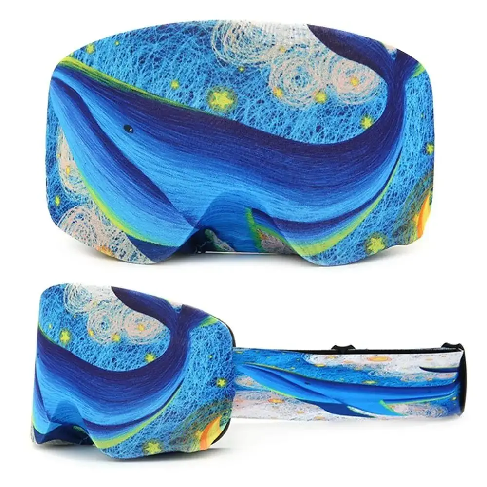Dust-proof Ski Glasses Cover Protective Gear Scratch-Proof Skiing Eyewear Covers Skiing Lens Cool Design