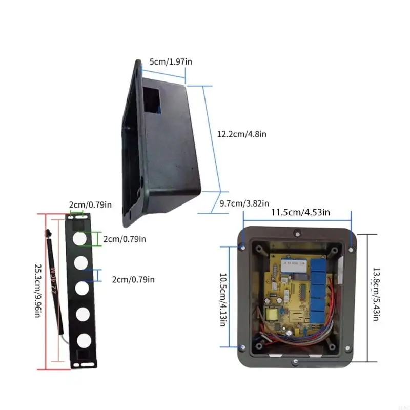 Parti della ventola scarico della cucina A0NC Impostare doppio motore alternante CONTROLLO CONTROLLO STUSCIFICARE CONTROLLO