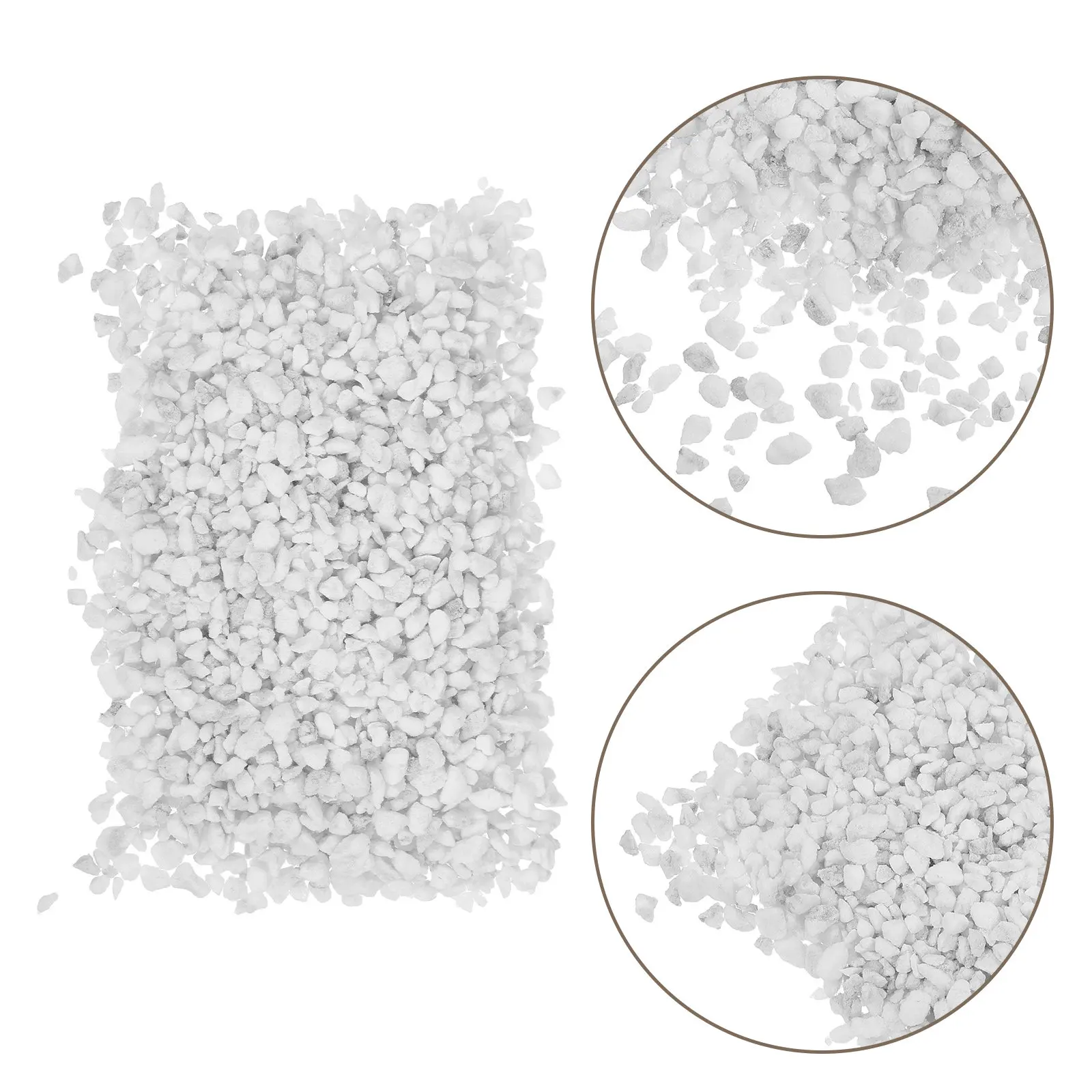 5 Quarts White Perlite Decorative Rocks for Indoor Plants Seed Starting Succulents Orchid Drainage Stones Gardening
