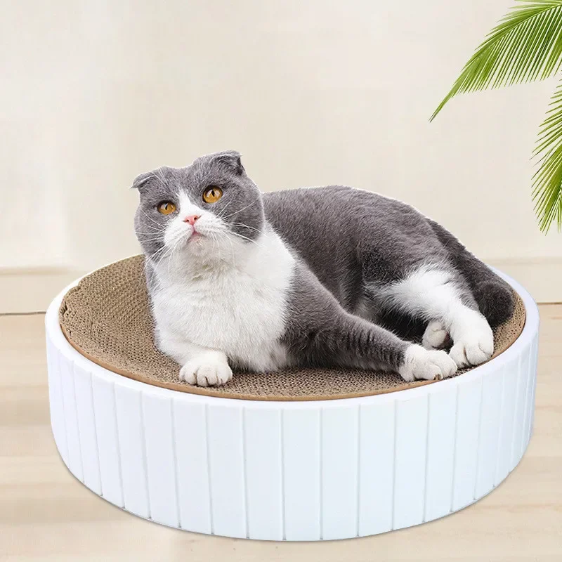 Bowl-shaped Cat Scraper Grinding Claws Cardboard Corrugated Paper Scratch-resistant Cat Scratching Board Cat Toy Sofa Mat Bed