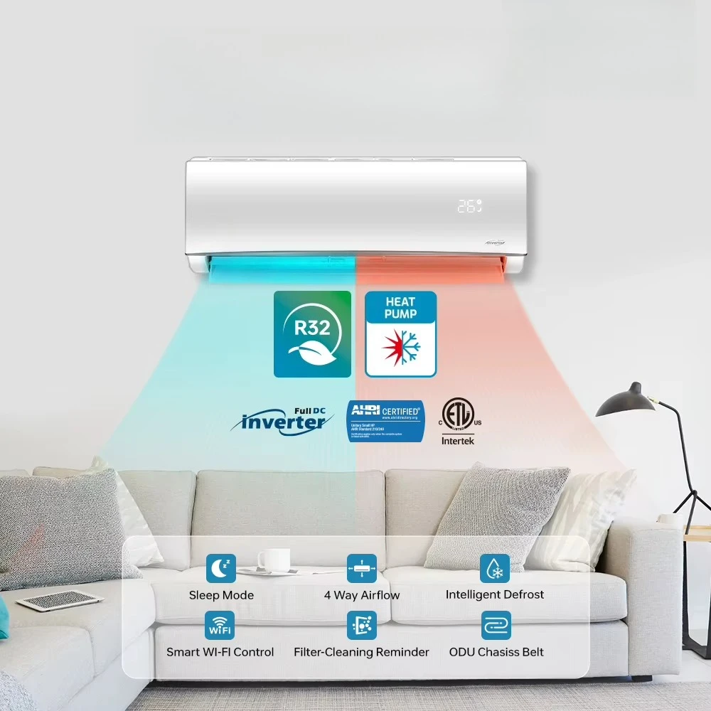Wholesale Smart 12000BTU Inverter Split Type Air Conditioner 50Hz Wall Mounted Mini Split AC Unit Variable Frequency Aircon WIFI