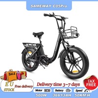 SAMEBIKE C05 Pro E-Bike 500W Powerful Motor 36V13AH Lithium Battery Mountain Electric Bicycle 20*4.0 Inch Fat Tire Electric Bike