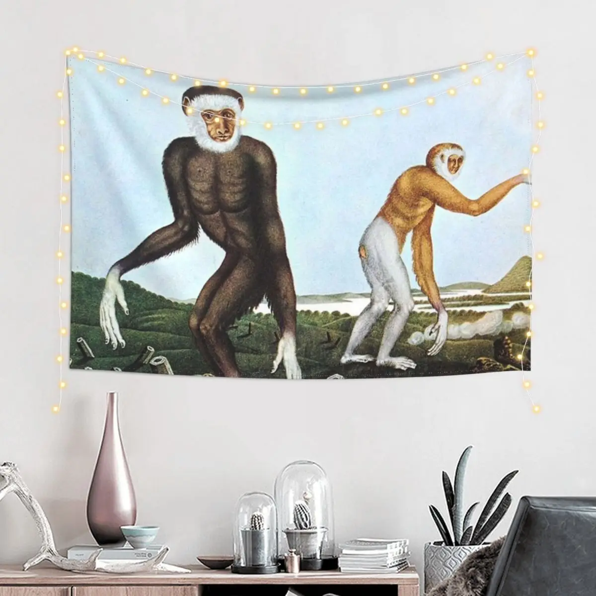 Gibbons vintage illustration Tapestry Decoration Wall Home Decorators Tapestry