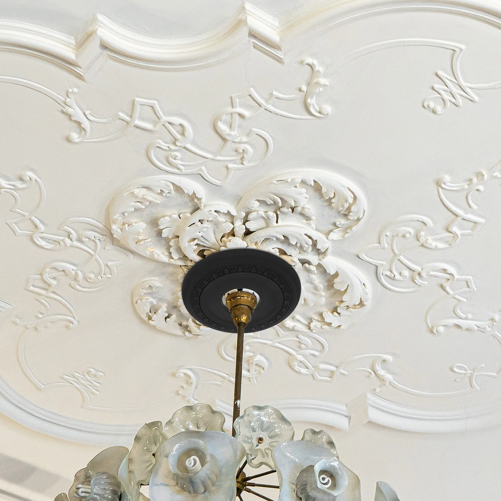 แผ่นตกแต่งเพดานสไตล์ยุโรป ลวดล - Decor Lighting Fans บทวิจารณ์และราคา