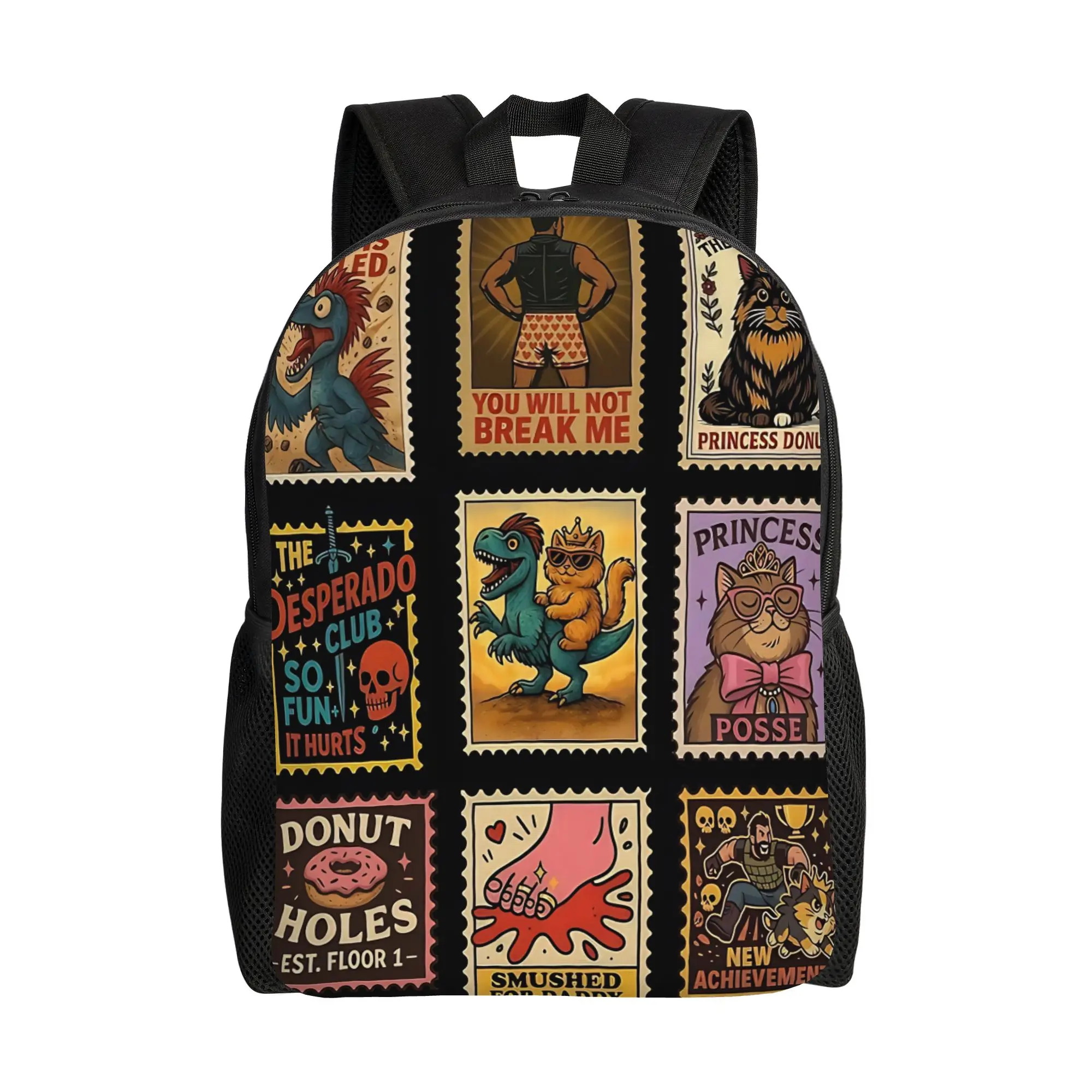 Dungeon Crawler Carl  Backpack  Trekking Backpacks Women Men High Quality Print School Bags Cool Rucksack