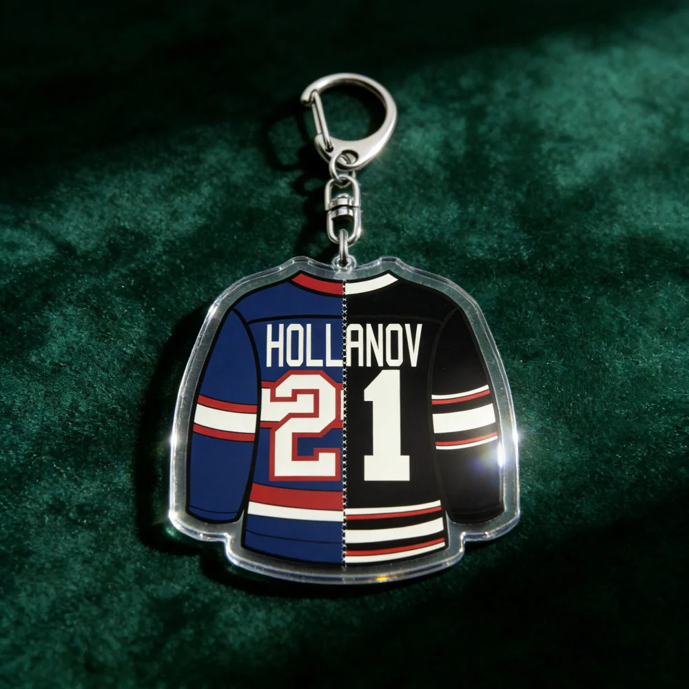 Heated Rivalry Canadian Wolf Bird /8124 / Hollander Rozanov / I'm Coming To The Cottage / We Didn't Even Kiss Keychain view 4