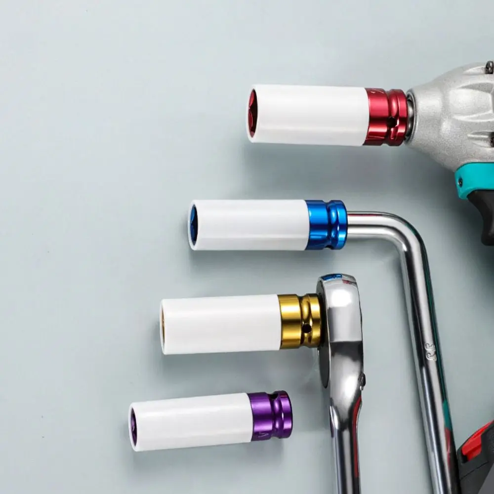 thin-wall-drive-wheel-protector-plastic-sleeve-metric-size-lug-nut-socket-deep-socket-color-coded-automotive-socket-nut-removal