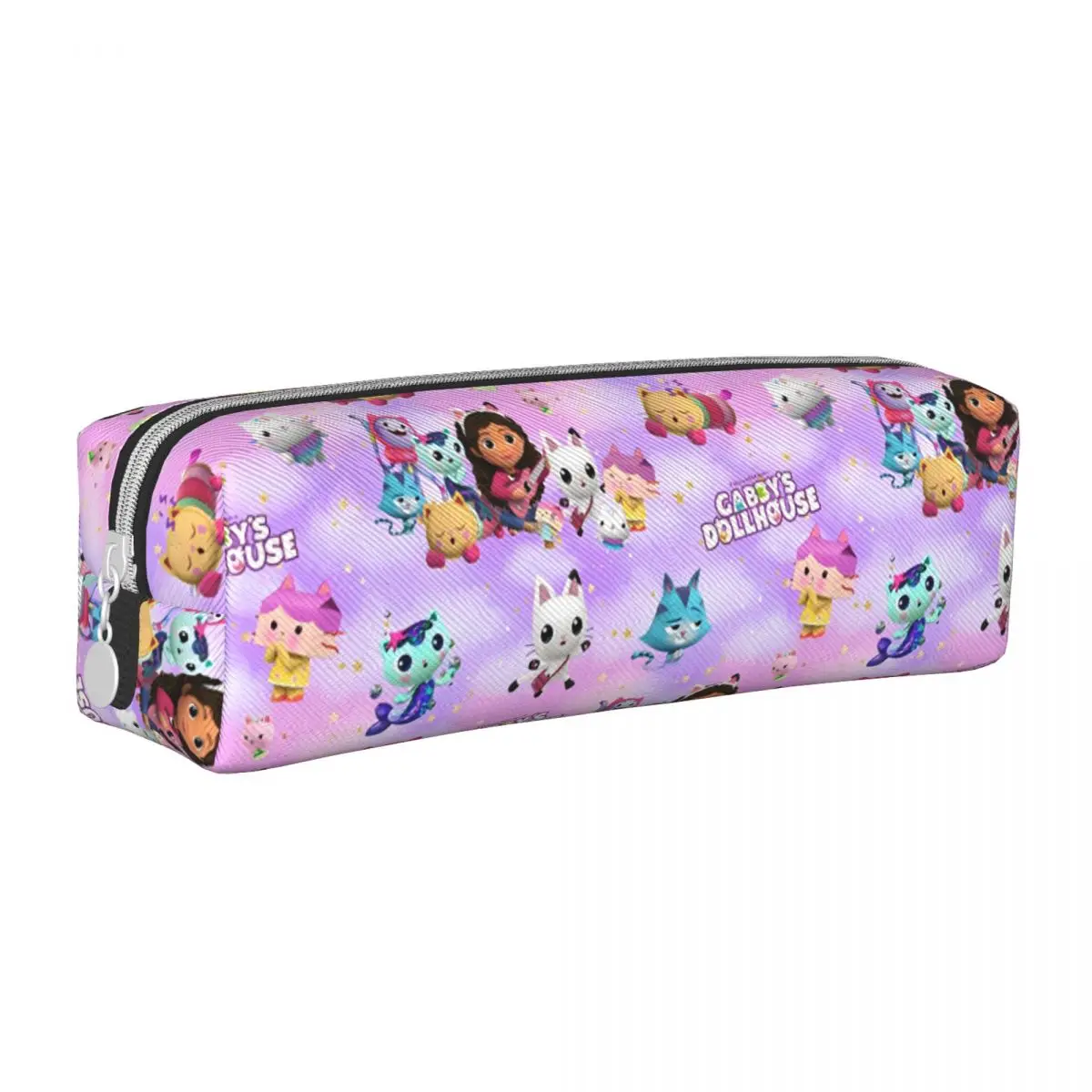 Kawaii Gabby Dollhouse Pencil Case Lovely Pen Pencil Bags Student Large Storage School Supplies Gifts Pencil Box