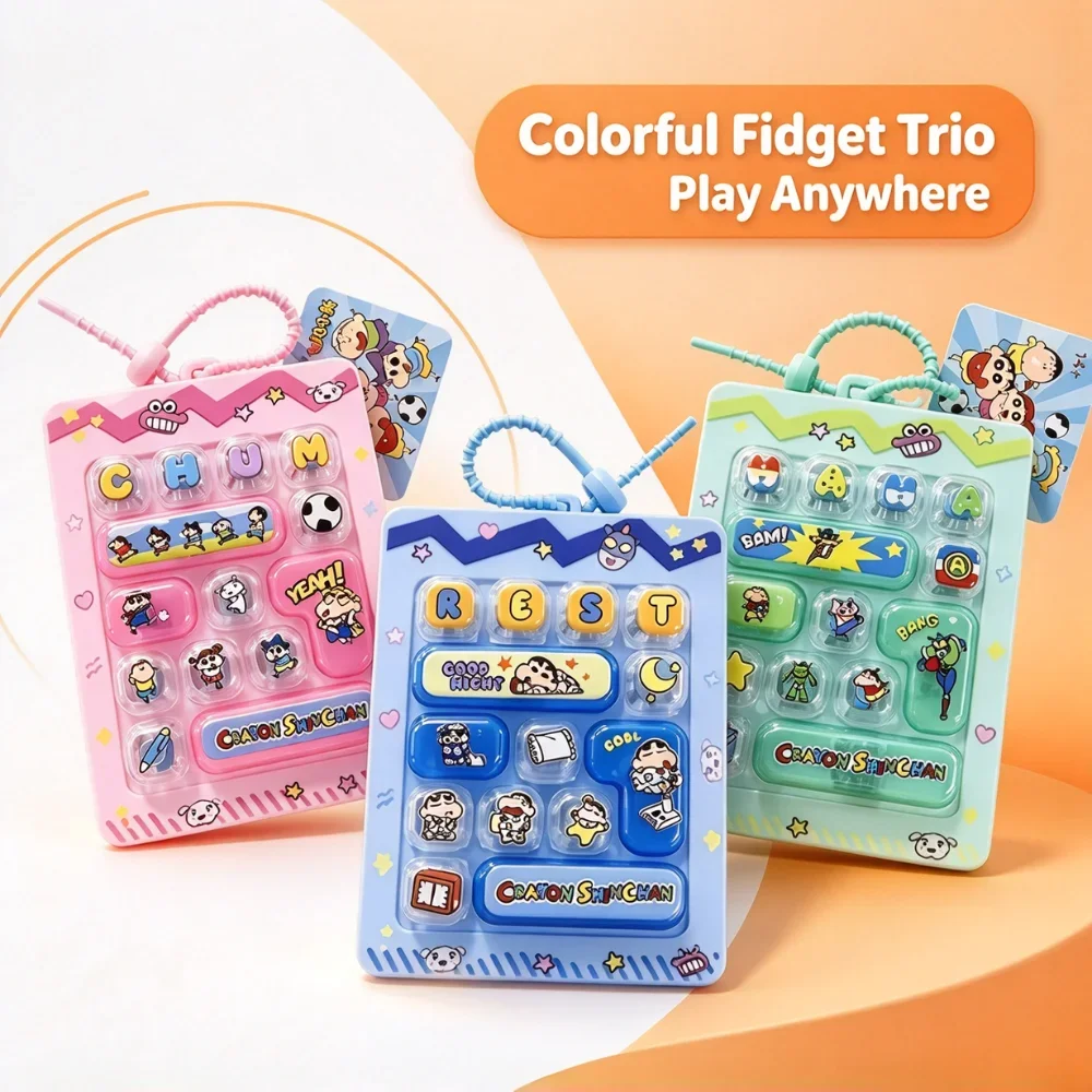 Original Crayon Shin chan Keycap Keychain Cartoon Anime Pendant Bag for Anime Fans Keyboard Stress Relief Fidget Toy짱구 키보드 키링