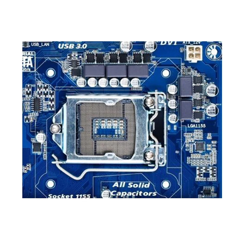 Used Motherboards GA-B75M-D2V B75M-D2V motherboard DDR3 16GB i7 i5 i3 LGA 1155 B75 USB3.0 SATA III Desktop motherboard