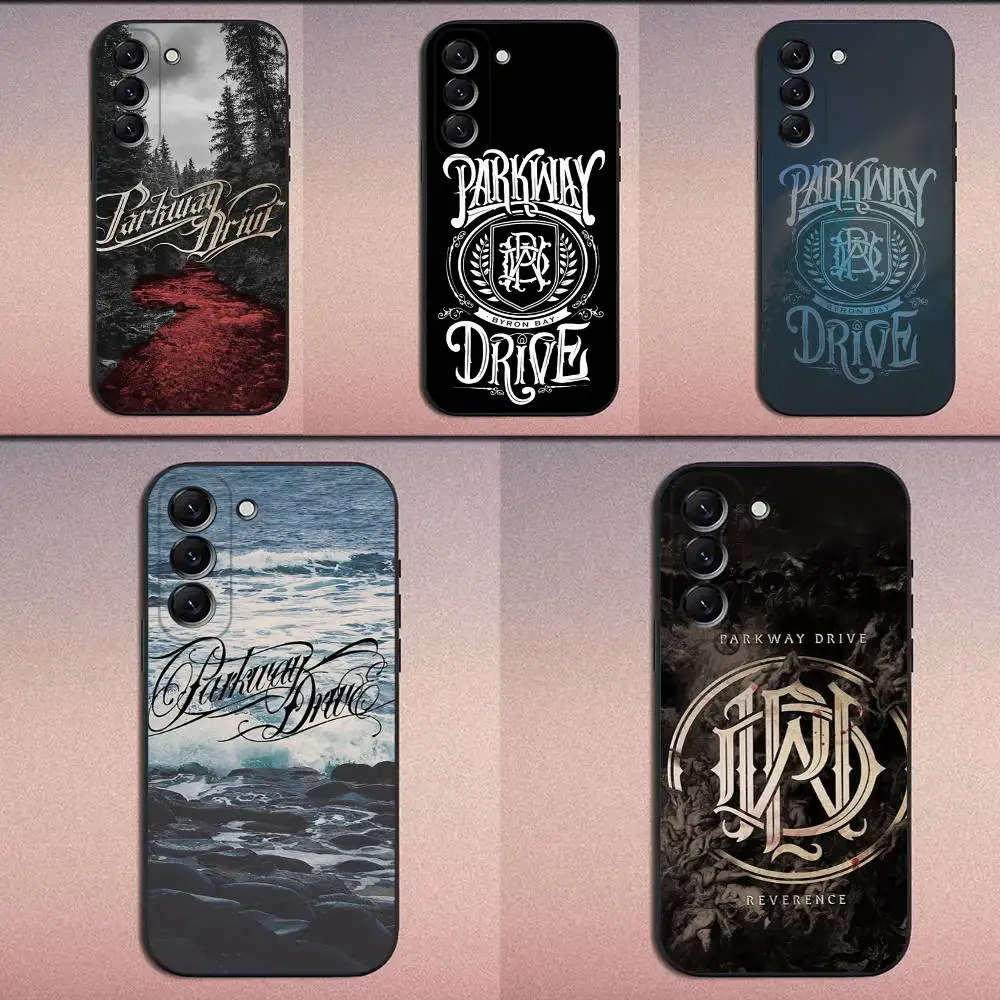 

P-Parkway Drive Phone Case For Samsung Galaxy A20,A21s,A22,A31,A32,A52,A53,A72,73,A80 Soft Black Cover