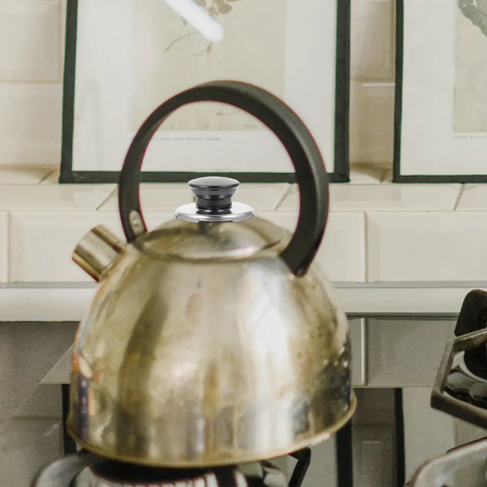 

4Pcs Premium Sounding Kettle Cover Knob Loud Whistle Automatic Design Compact Fittings Teakettle Cover Knob Lid Knobs