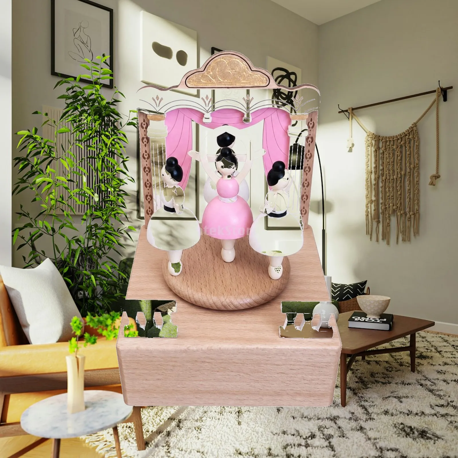 Ballet Stage Display Sound Box Compact for Bedroom, Reception Space