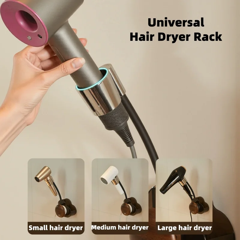 Multi Functional Hair Dryer Storage Rack, Bathroom Hair Dryer Stand, Bathroom Small Storage Rack