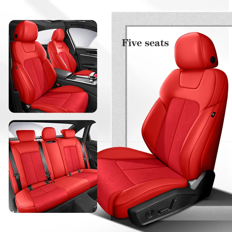 

Custom Car Seat Cover For VW Passat B5 B6 B7 CC UP 360 ° Surround 100% Fit Suede+Leather Auto Interior accesorios para vehículos