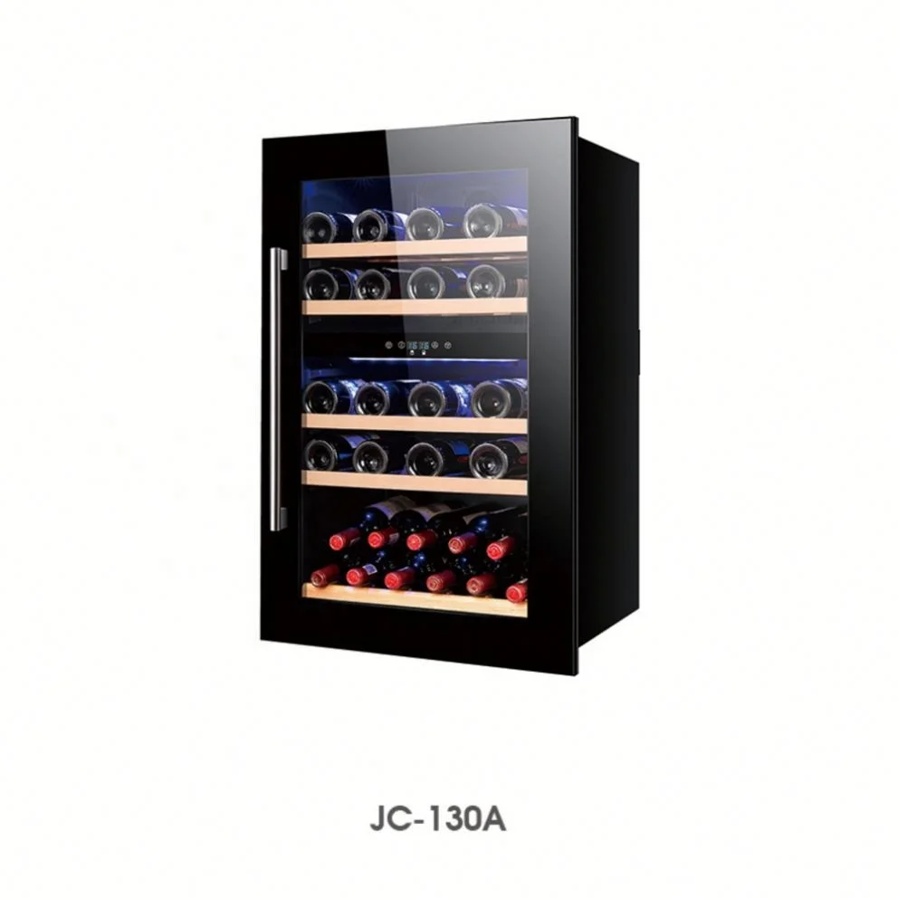 Tempered Glass Door Compact Wine Cooler Wine Cabinet Wine Refrigerator Display Mini Refrigerators for Home