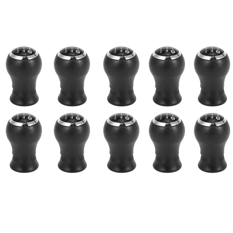 10X 5 Speed Manual Gear Shift Knob Handball For Toyota Yaris Auris 2005 2006 2007 2008 2009 2010 Black