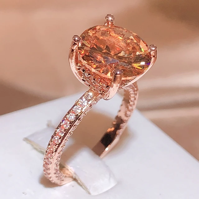 Rose Gold Couple Ring Rose Gold Rings 925 New Rose Gold Rings Party Jewelry New Aliexpress
