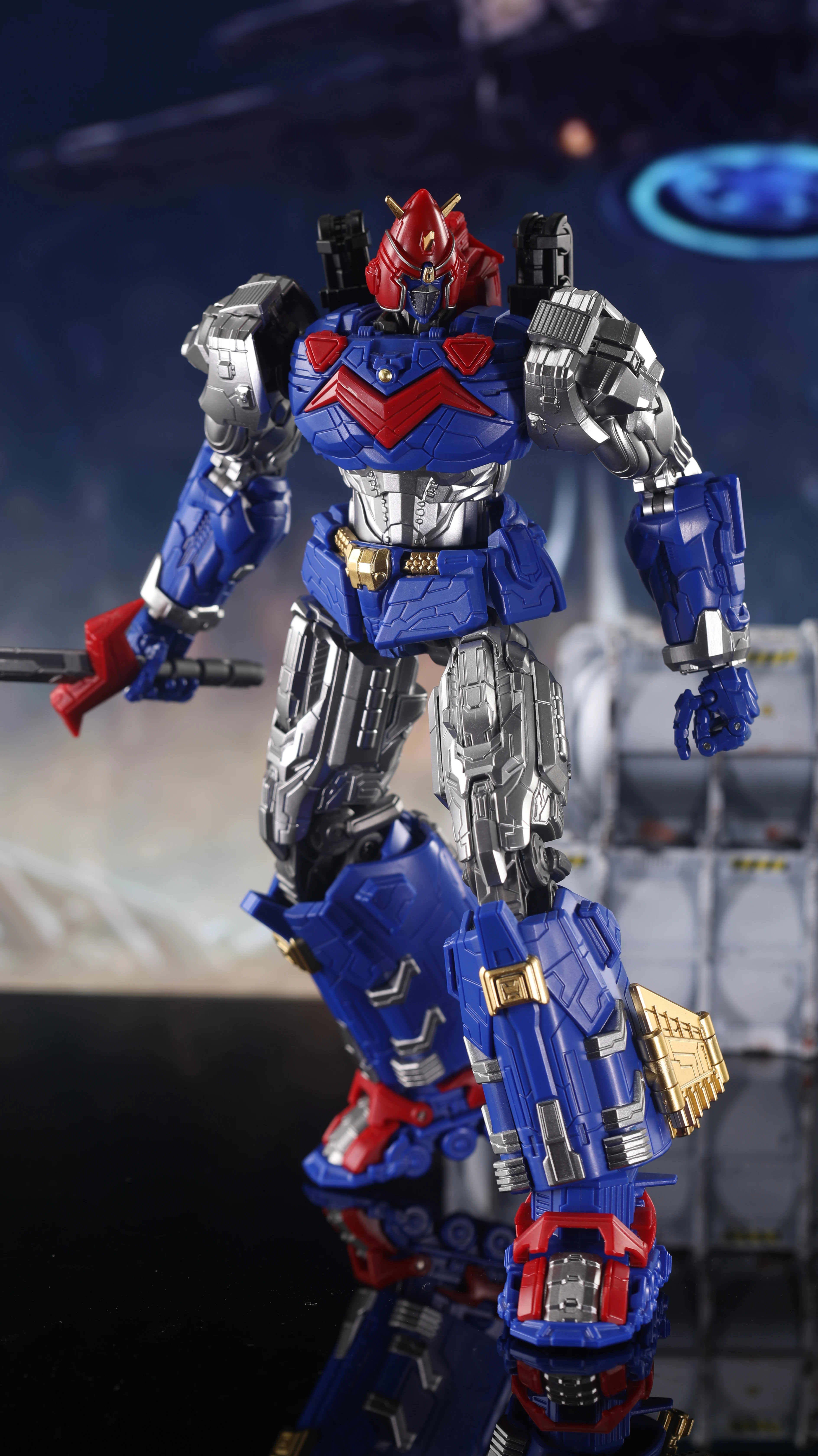 YOLOPARK AMK Serie Voltes V: Legacy Voltes V Mech Modellbausatz - Modellbausatz Actionfiguren Spielzeug – Detail 2