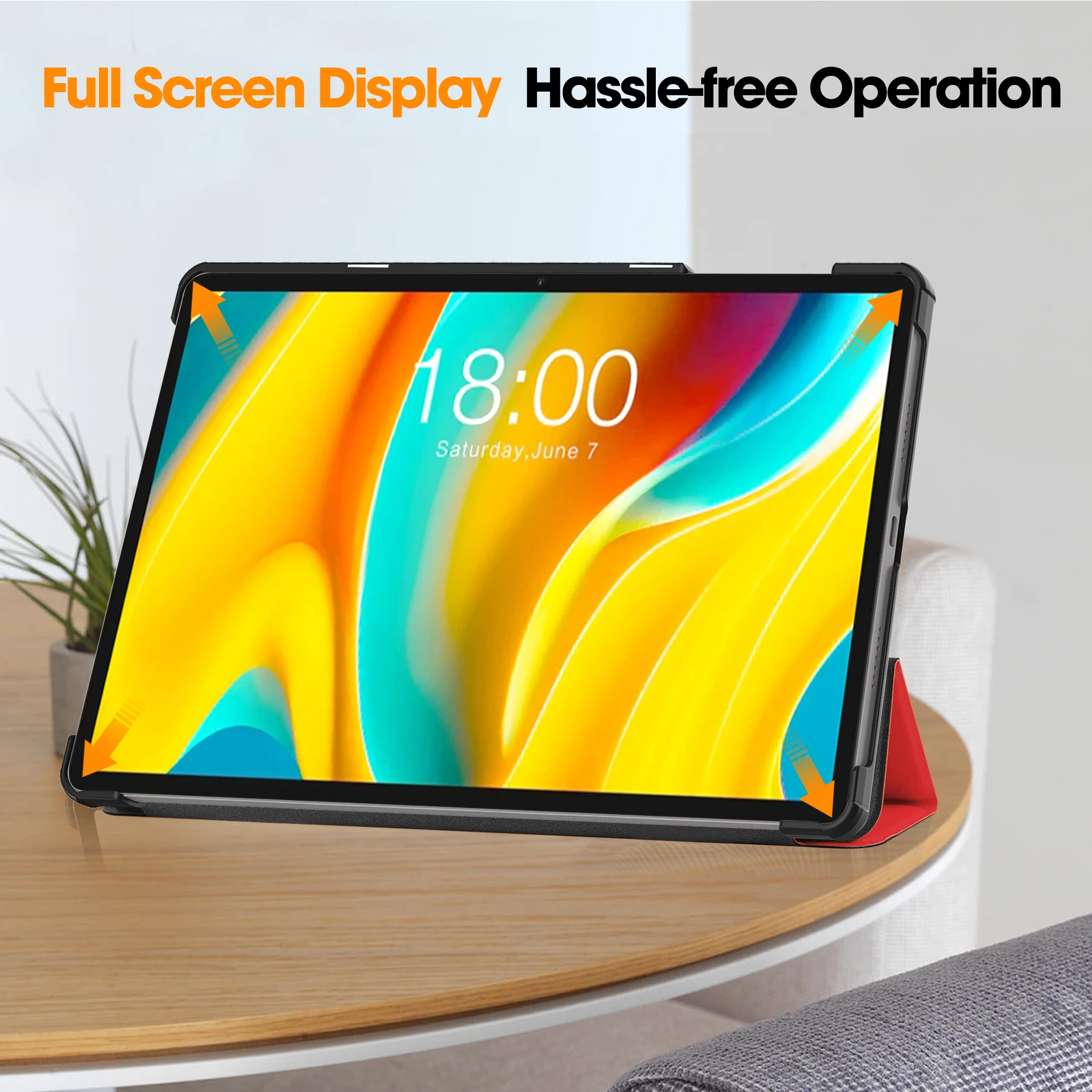 Smart Case for Teclast T50 Pro 11 inch 2023 Lightweight Trifold Slim Hard Back Smart Cover for Teclast T50 Pro Tablet 11" 2023