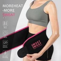 Women Sauna Sweat Abdomen Trimmer Belt Waist Trainer Slimming Body Shaper Corset Workout Belly Slim Fat Burner Girdles