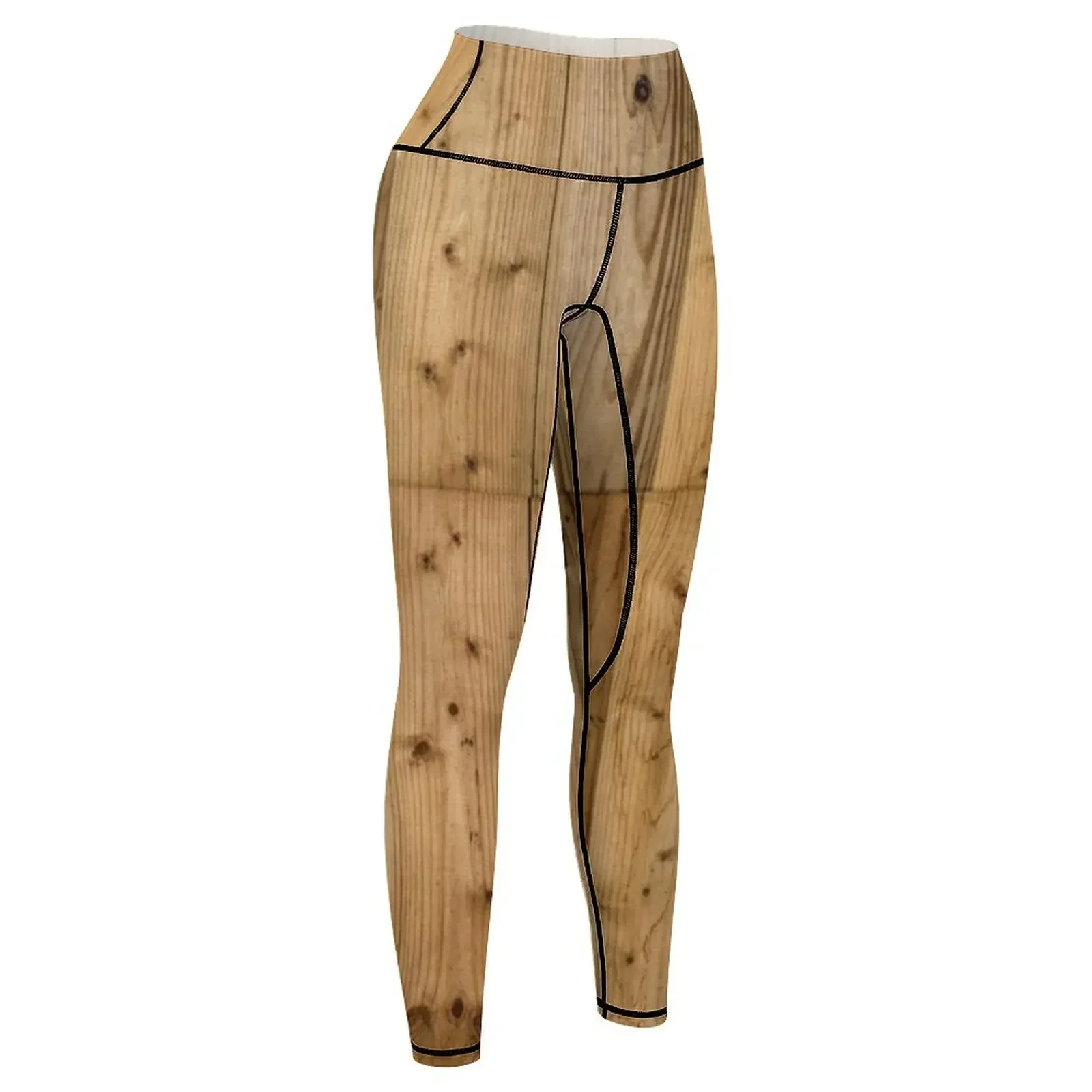 Wood Planks 6 - Dark Leggings Clothing fitness Leginsy push up sport legging Jogger pants Womens Leggings