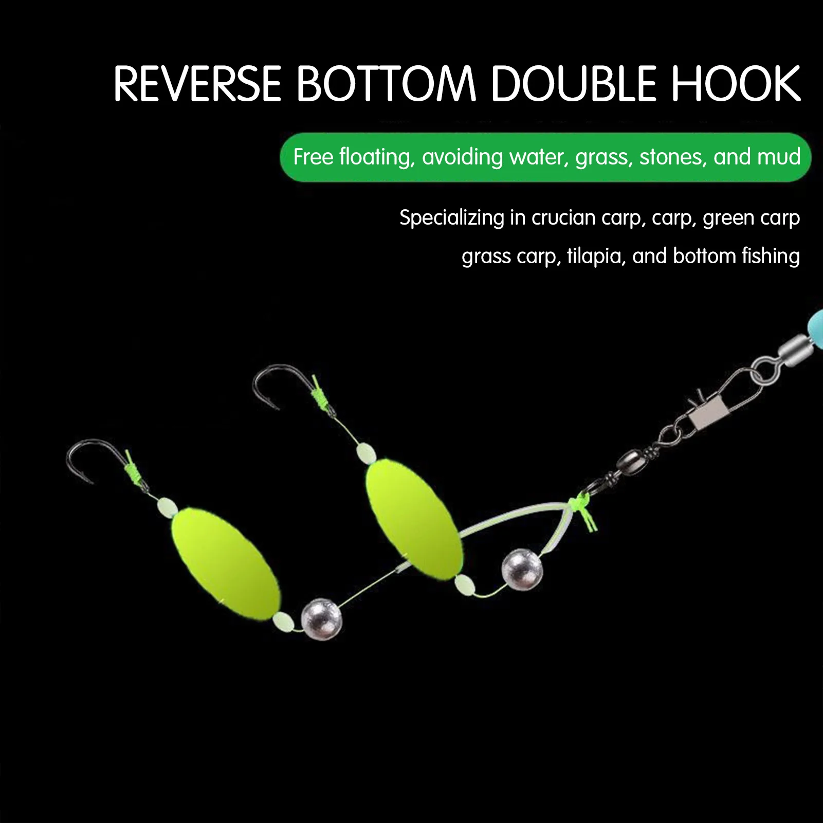 

10pcs Floating Fishing Hooks Sharp Stainless Steel Barbed Fishing Hook For Carp Bream Sea Bass Outdoor Fishing Accessories