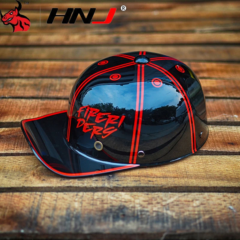 

HNJ Motorcycle Helmet For Men Women Bike Bicycle Half Face Helmet Adults Equipment Bicycle Scooter Baseball Cap Safety Helmet