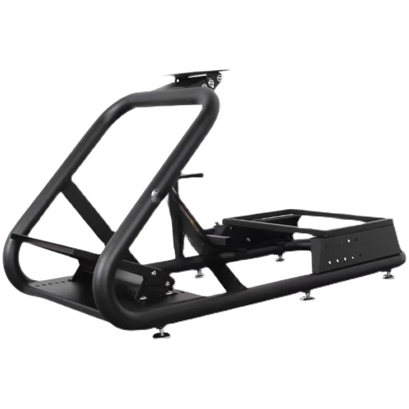 Racing emulator gaming stand, direct drive steering wheel seat