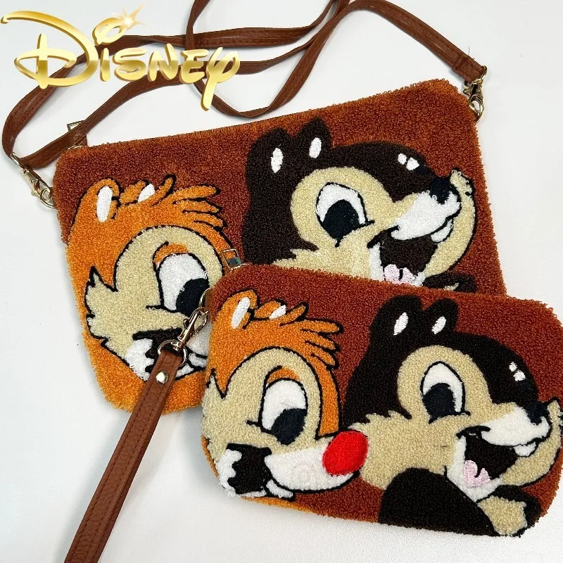 

Disney Chichititi New Plush Wallet Fashion Embroidered Women's Shoulder Bag Large Capacity Storage Casual Shoulder Crossbody Bag