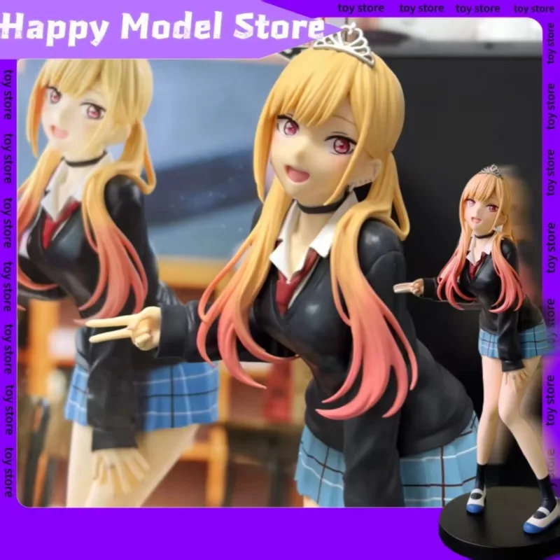 

In Stock Dress Up Doll Fall In Love Kitagawa Marin School Uniform Figurine Anime Pixiv Collection Periphery Model Ornament Gift