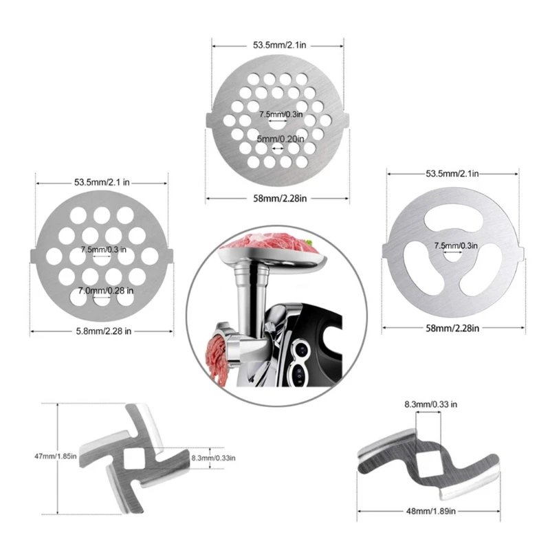 Professional Replacement Stainless Steel Grinder Disc for Grinder Mincers A0KF