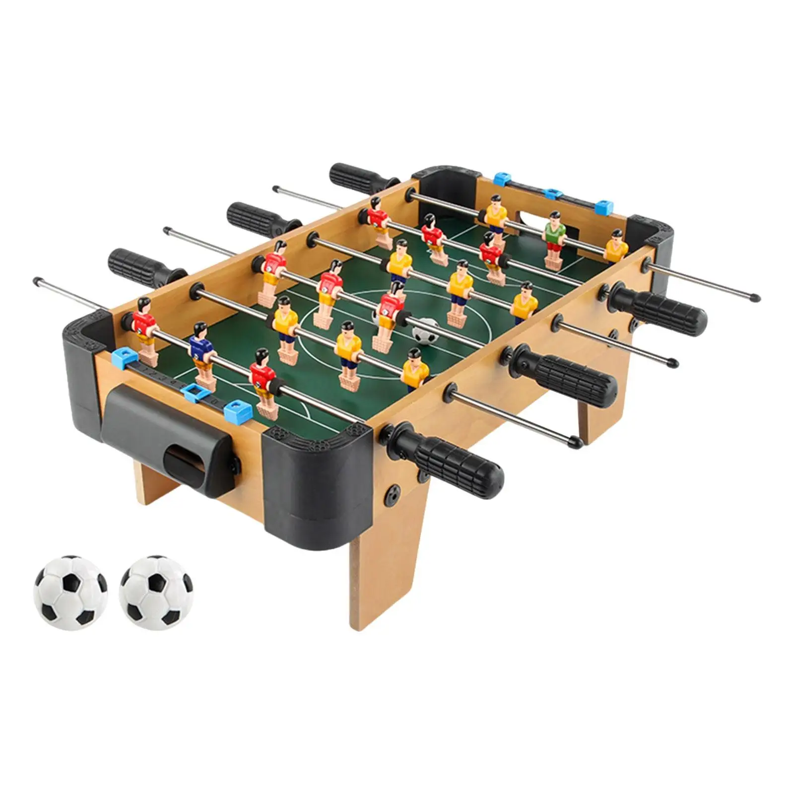 

Foosball Table Interactive Toy Wooden Football Game for Bar Playroom Home