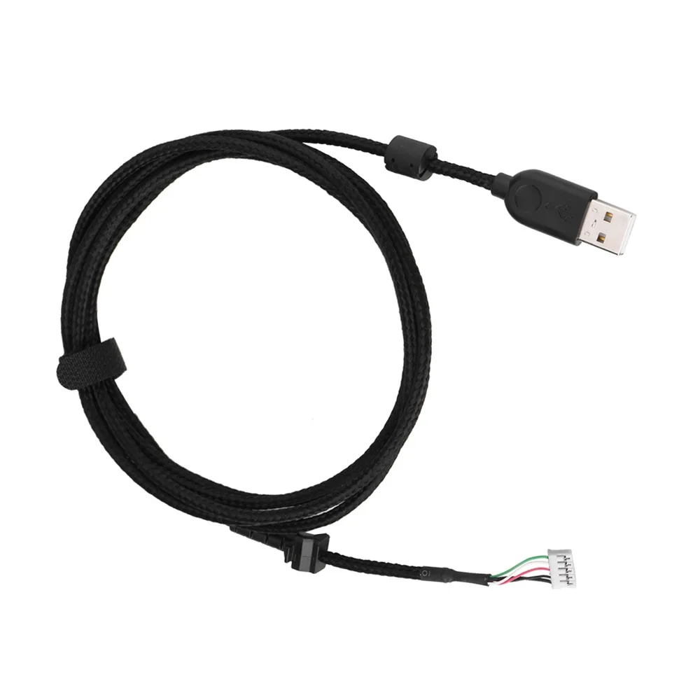 Braided Wire USB Mouse Cable Plug and Play Durable Mouse Cable Replacement USB Charging Mouse Line for for Logitech G502 Office