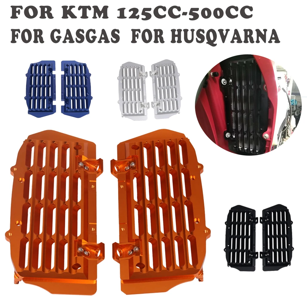 For KTM 250 300 350 EXC GasGas 125 200 For Husqvarna TE FE 300 2024 Radiator Guard Protector Grill Protective Cover Accessories