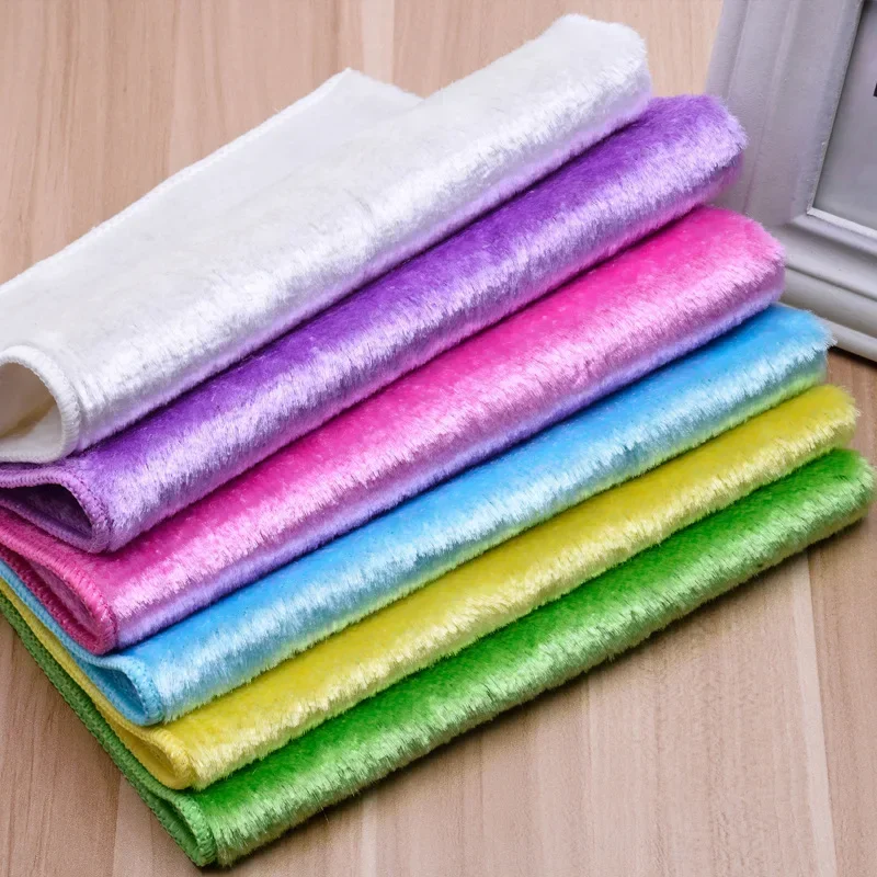 Bamboo Fiber Magic Wipes Streeploos Anti-grease Cloths Kitchen Hydrophilic Natural Rags For Washing Dishes Cleaning Microfiber