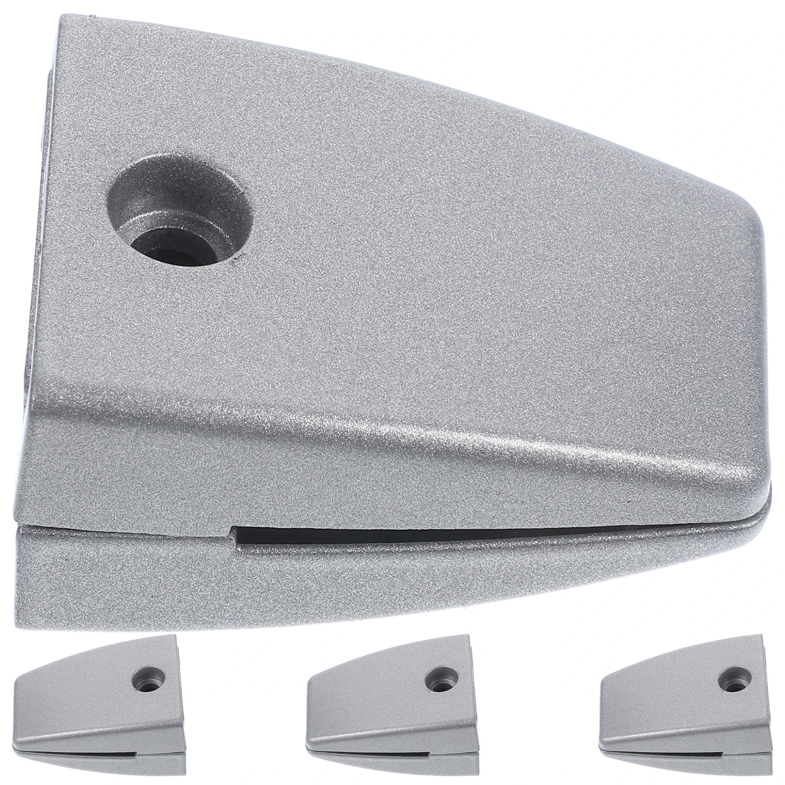 

4pcs Screen Clip Desk Divider Holders Aluminum Alloy Glass Panel Clamps Sturdy Home Office School Wooden Fix Hardware