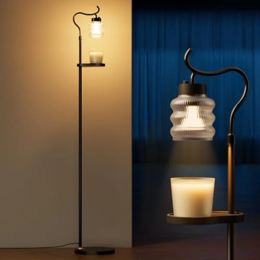 

Candle Warmer Floor Lamp with Timer, Dimmable Candle Warmer for Home Decor, Height Adjustable Floor Warmer, Birthday Gifts for